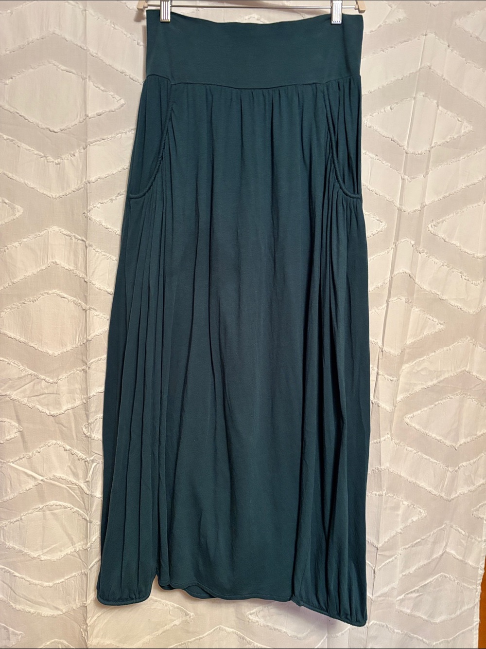 Women's Teal Maxi Skirt - Unbranded